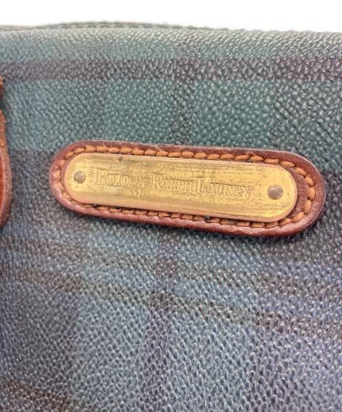 POLO RALPH LAUREN（ポロ・ラルフローレン）POLO RALPH LAUREN (ポロ・ラルフローレン) ミニボストンバッグ グリーンの古着・服飾アイテム