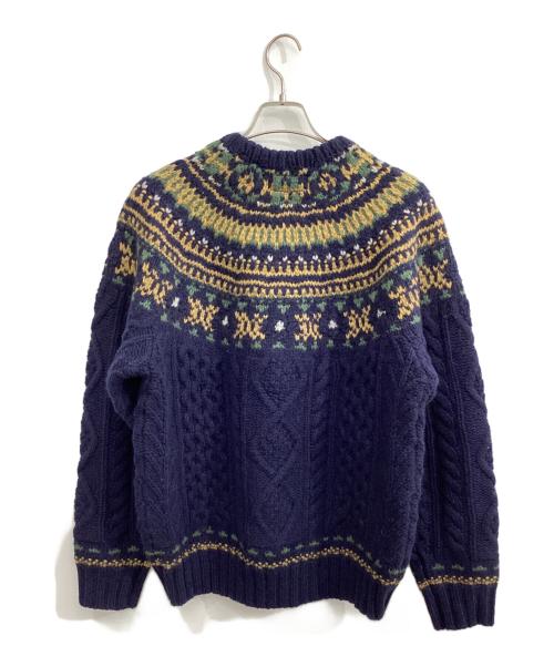 BEAMS PLUS（ビームスプラス）BEAMS PLUS (ビームスプラス) 厚手ニット ネイビー サイズ:Mの古着・服飾アイテム