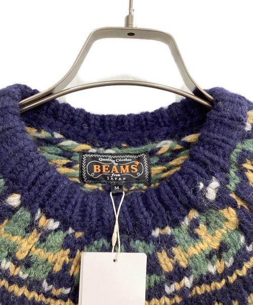 BEAMS PLUS（ビームスプラス）BEAMS PLUS (ビームスプラス) 厚手ニット ネイビー サイズ:Mの古着・服飾アイテム