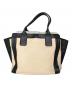 Chloe (クロエ) トートバッグ　アリソン ベージュ×ブラック：15000円