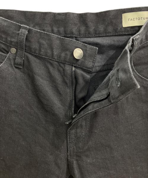 FACTOTUM（ファクトタム）FACTOTUM (ファクトタム) パンツ ブラック サイズ:76cm W30の古着・服飾アイテム