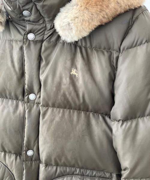 BURBERRY BLACK LABEL（バーバリーブラックレーベル）BURBERRY BLACK LABEL (バーバリーブラックレーベル) ダウンジャケット オリーブ サイズ:Mの古着・服飾アイテム