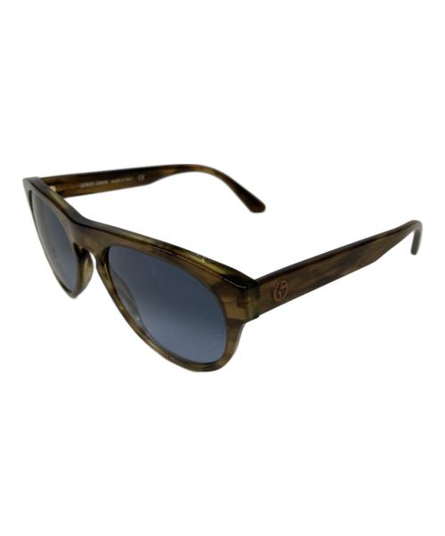 GIORGIO ARMANI（ジョルジオアルマーニ）GIORGIO ARMANI (ジョルジオアルマーニ) サングラス ブラウン サイズ:55□20の古着・服飾アイテム
