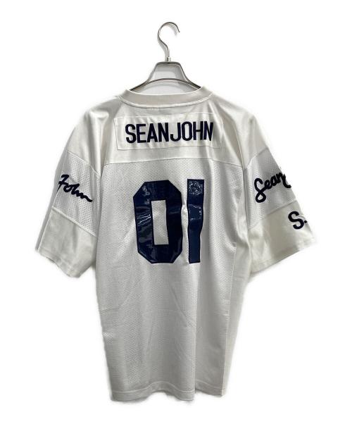 SEAN JOHN（ショーンジョン）SEAN JOHN (ショーンジョン) ゲームシャツ ホワイト サイズ:XLの古着・服飾アイテム