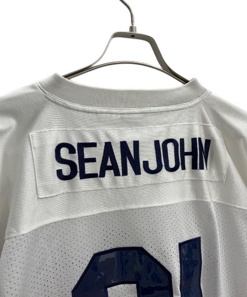 SEAN JOHN（ショーンジョン）SEAN JOHN (ショーンジョン) ゲームシャツ ホワイト サイズ:XLの古着・服飾アイテム