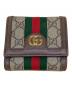 GUCCI（グッチ）の古着「2つ折り財布　GG」｜ブラウン