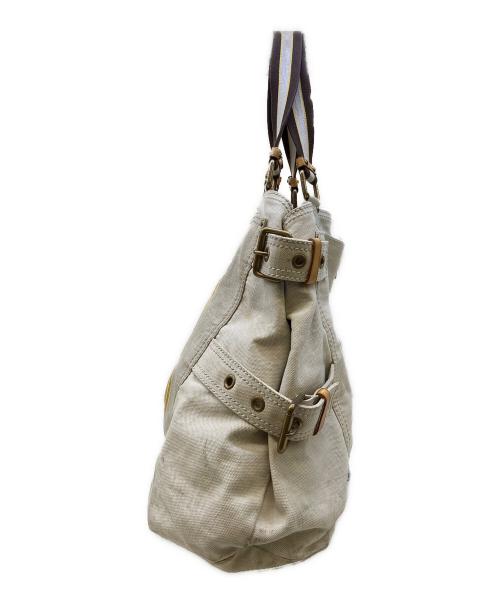 LOUIS VUITTON（ルイ ヴィトン）LOUIS VUITTON (ルイ ヴィトン) トートバッグ アイボリー×イエローの古着・服飾アイテム
