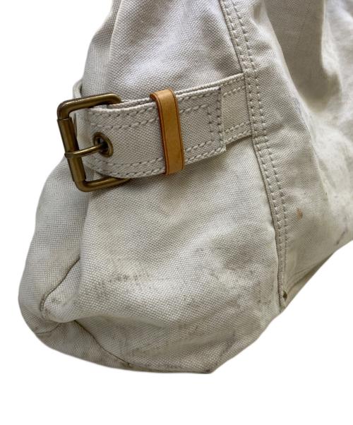 LOUIS VUITTON（ルイ ヴィトン）LOUIS VUITTON (ルイ ヴィトン) トートバッグ アイボリー×イエローの古着・服飾アイテム