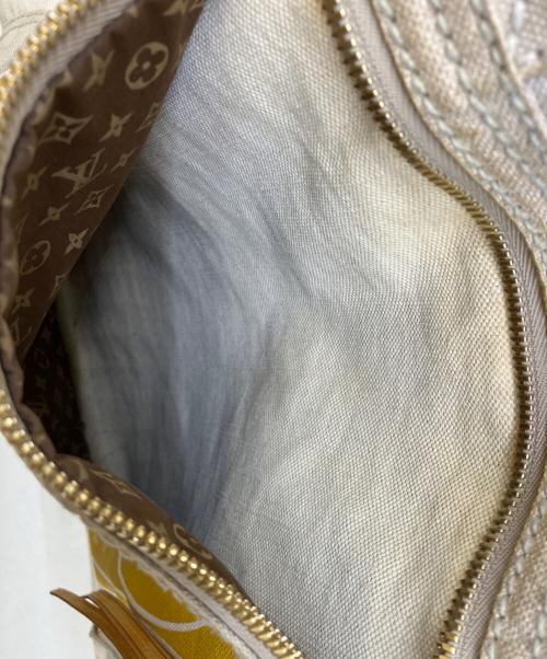 LOUIS VUITTON（ルイ ヴィトン）LOUIS VUITTON (ルイ ヴィトン) トートバッグ アイボリー×イエローの古着・服飾アイテム