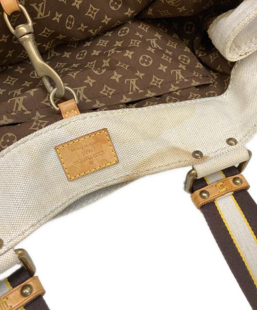 LOUIS VUITTON（ルイ ヴィトン）LOUIS VUITTON (ルイ ヴィトン) トートバッグ アイボリー×イエローの古着・服飾アイテム