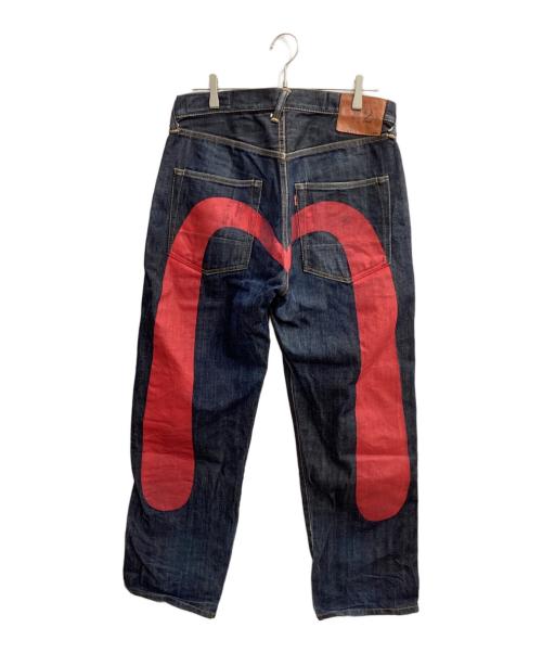 EVISU（エヴィス）EVISU (エヴィス) ビッグカモデニムパンツ インディゴ サイズ:W34の古着・服飾アイテム
