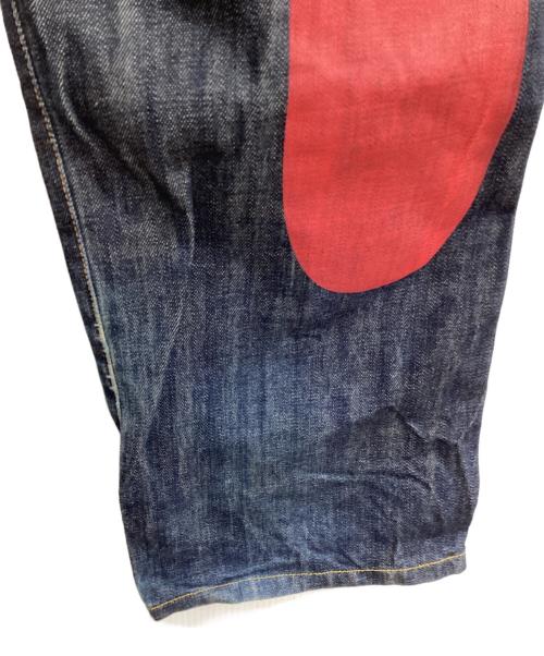 EVISU（エヴィス）EVISU (エヴィス) ビッグカモデニムパンツ インディゴ サイズ:W34の古着・服飾アイテム