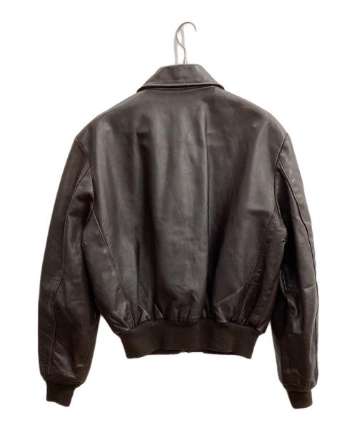 Schott（ショット）Schott (ショット) レザージャケット ブラウン サイズ:size42の古着・服飾アイテム