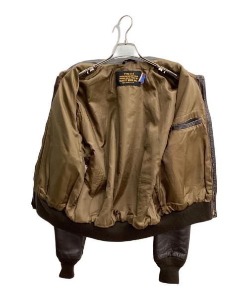 Schott（ショット）Schott (ショット) レザージャケット ブラウン サイズ:size42の古着・服飾アイテム