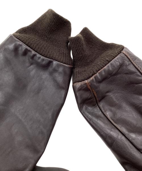 Schott（ショット）Schott (ショット) レザージャケット ブラウン サイズ:size42の古着・服飾アイテム