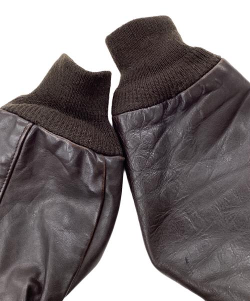 Schott（ショット）Schott (ショット) レザージャケット ブラウン サイズ:size42の古着・服飾アイテム