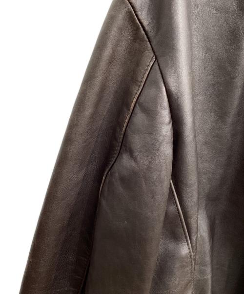 Schott（ショット）Schott (ショット) レザージャケット ブラウン サイズ:size42の古着・服飾アイテム