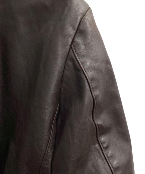 Schott（ショット）Schott (ショット) レザージャケット ブラウン サイズ:size42の古着・服飾アイテム