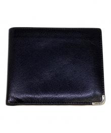 Salvatore Ferragamo（サルヴァトーレ フェラガモ）の古着「2つ折り財布」｜ブラック