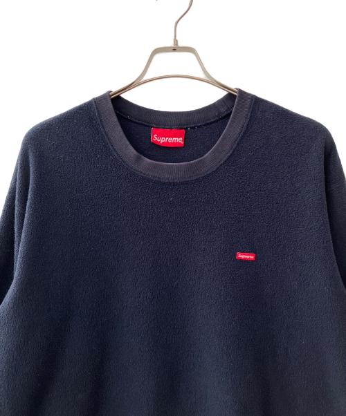 SUPREME（シュプリーム）Supreme (シュプリーム) スウェット　Polartec Small Box Crewneck ネイビー サイズ:XLの古着・服飾アイテム