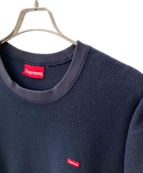 SUPREME（シュプリーム）Supreme (シュプリーム) スウェット　Polartec Small Box Crewneck ネイビー サイズ:XLの古着・服飾アイテム
