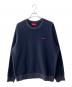 Supreme（シュプリーム）の古着「スウェット　Polartec Small Box Crewneck」｜ネイビー