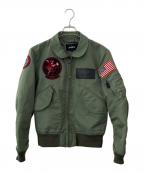 AVIREXアヴィレックス）の古着「CWU-36P VX-31 TOP GUN トップガン フライトジャケット」｜グリーン