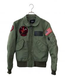 AVIREX（アヴィレックス）の古着「CWU-36P VX-31 TOP GUN トップガン フライトジャケット」｜グリーン