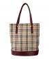 BURBERRY（バーバリー）の古着「トートバッグ」｜レッド×ベージュ