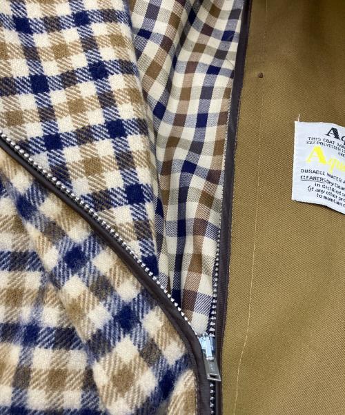 Aquascutum（アクアスキュータム）Aquascutum (アクアスキュータム) ダブルトレンチコート オリーブ サイズ:不明の古着・服飾アイテム