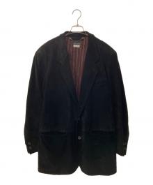 GIORGIO ARMANI（ジョルジオアルマーニ）の古着「レザージャケット」｜ブラック