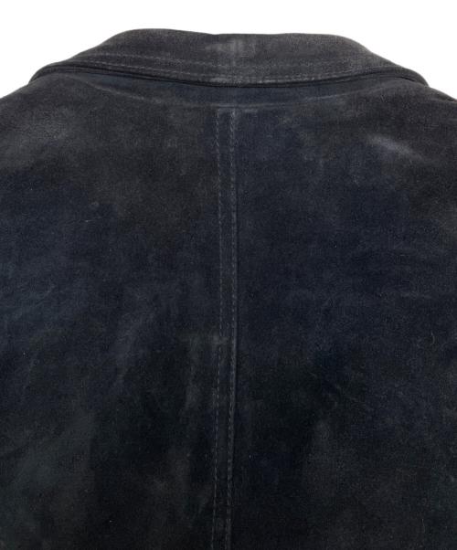 GIORGIO ARMANI（ジョルジオアルマーニ）GIORGIO ARMANI (ジョルジオアルマーニ) レザージャケット ブラック サイズ:52の古着・服飾アイテム