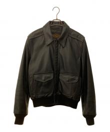 SCHOTT BROS.（ショットブロス）の古着「レザージャケット」｜ブラック
