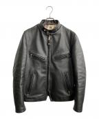 SCHOTT BROS.ショットブロス）の古着「レザージャケット」｜ブラック