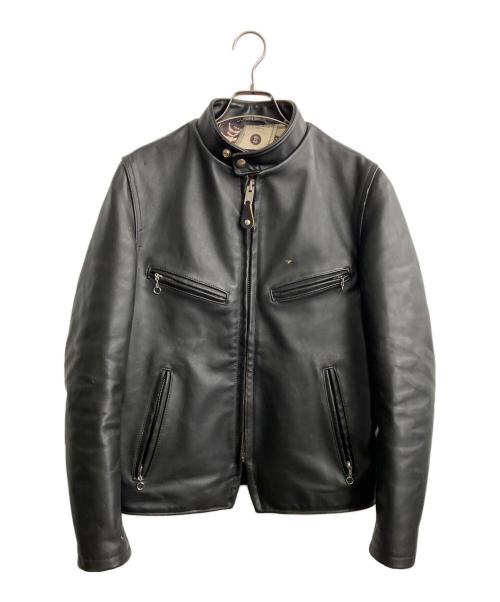 SCHOTT BROS.（ショットブロス）SCHOTT BROS. (ショットブロス) レザージャケット ブラック サイズ:36の古着・服飾アイテム