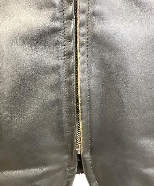 SCHOTT BROS.（ショットブロス）SCHOTT BROS. (ショットブロス) レザージャケット ブラック サイズ:36の古着・服飾アイテム