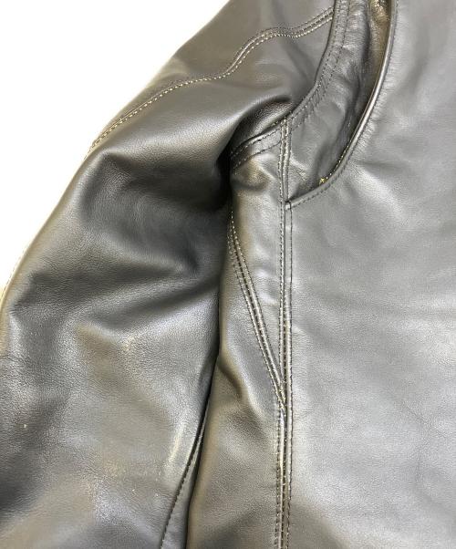 SCHOTT BROS.（ショットブロス）SCHOTT BROS. (ショットブロス) レザージャケット ブラック サイズ:36の古着・服飾アイテム