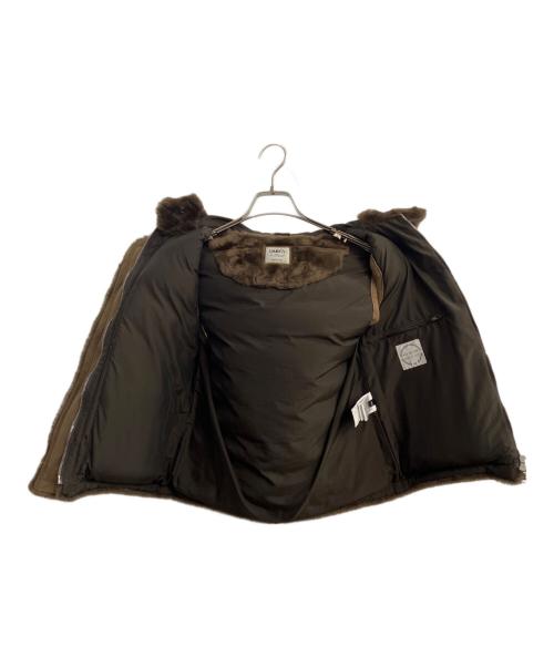 EMMETI（エンメティ）EMMETI (エンメティ) ダウンベスト ブラウン サイズ:40の古着・服飾アイテム