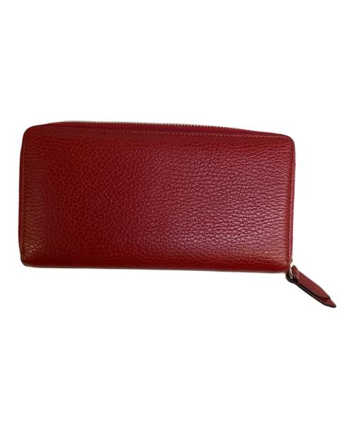 GUCCI（グッチ）GUCCI (グッチ) 長財布 レッドの古着・服飾アイテム