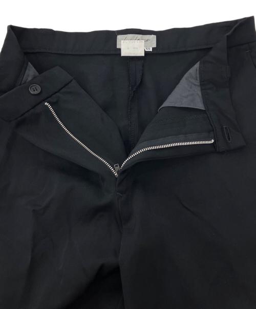 YOHJI YAMAMOTO（ヨウジヤマモト）YOHJI YAMAMOTO (ヨウジヤマモト) スラックス ブラック サイズ:SSの古着・服飾アイテム