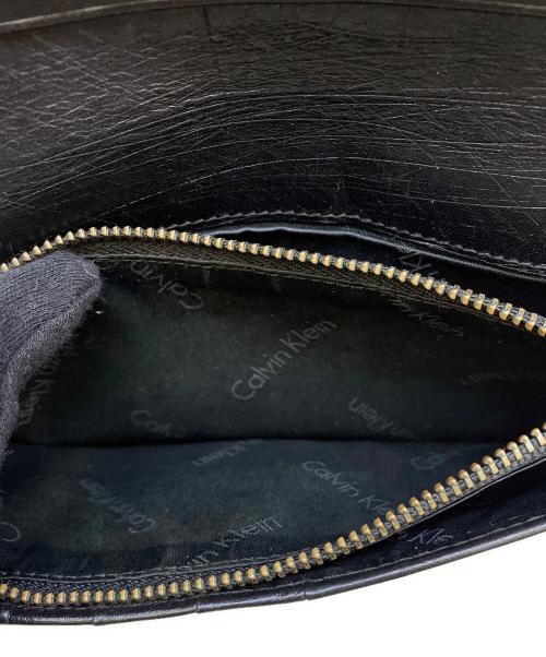 Calvin Klein（カルバンクライン）Calvin Klein (カルバンクライン) 長財布 ブラックの古着・服飾アイテム