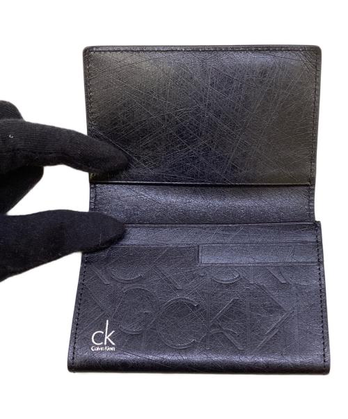 Calvin Klein（カルバンクライン）Calvin Klein (カルバンクライン) カードケース ブラックの古着・服飾アイテム