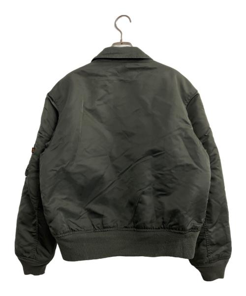 ALPHA（アルファ）ALPHA (アルファ) フライトジャケット オリーブ サイズ:Mの古着・服飾アイテム