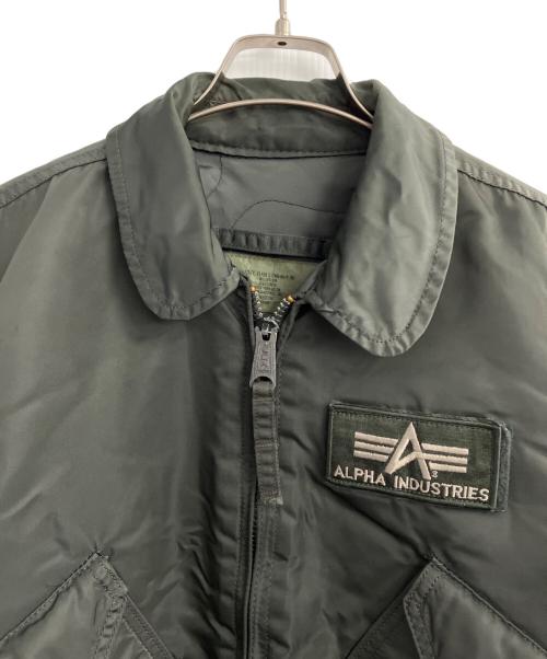 ALPHA（アルファ）ALPHA (アルファ) フライトジャケット オリーブ サイズ:Mの古着・服飾アイテム
