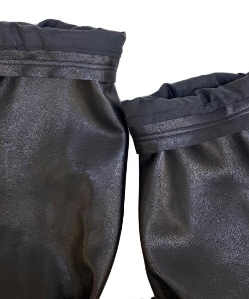 YOKE（ヨーク）YOKE (ヨーク) レザーコート ブラック サイズ:3の古着・服飾アイテム