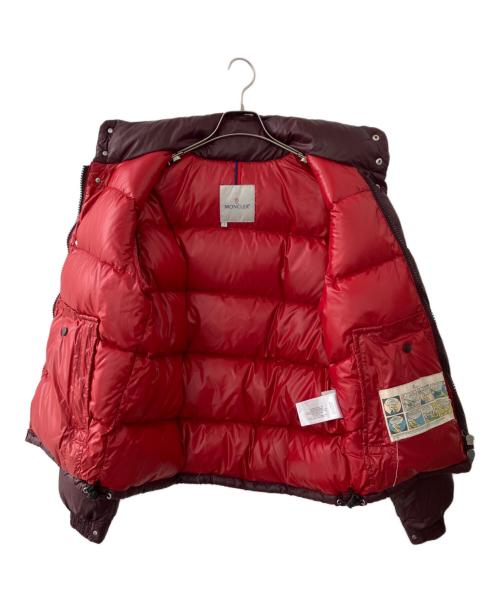 MONCLER（モンクレール）MONCLER (モンクレール) ダウンジャケット ワインレッド サイズ:1の古着・服飾アイテム