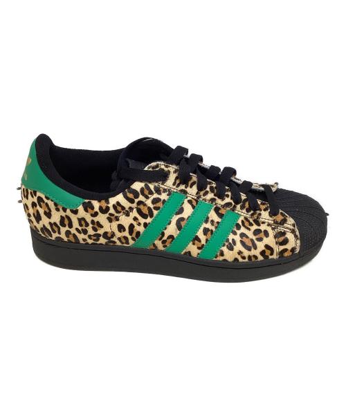 adidas（アディダス）adidas (アディダス) スーパースター II / Superstar II ベージュ×ブラック サイズ:28の古着・服飾アイテム