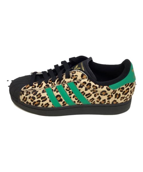 adidas（アディダス）adidas (アディダス) スーパースター II / Superstar II ベージュ×ブラック サイズ:28の古着・服飾アイテム