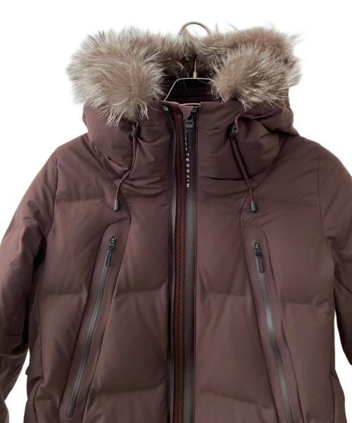 DESCENTE ALLTERRAIN（デザイント オルテライン）DESCENTE ALLTERRAIN (デザイント オルテライン) ダウンジャケット ブラウン サイズ:Sの古着・服飾アイテム