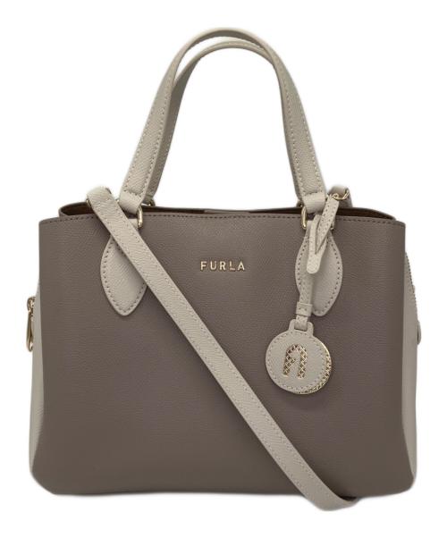 FURLA（フルラ）FURLA (フルラ) 2WAYバッグ グレーの古着・服飾アイテム